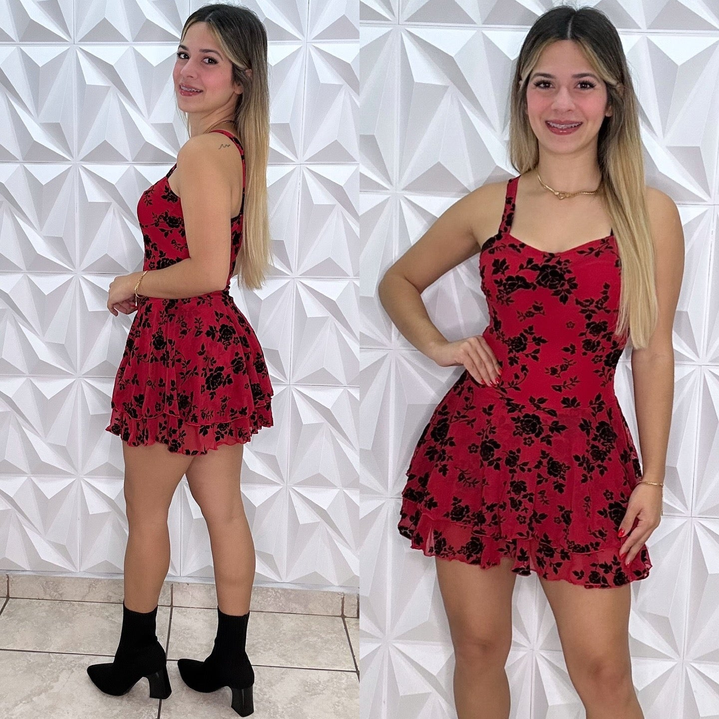 Wale Dress with Short