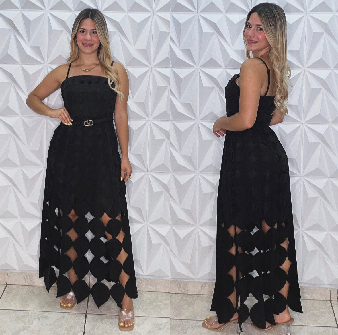 Vivi Cutout Dress Black