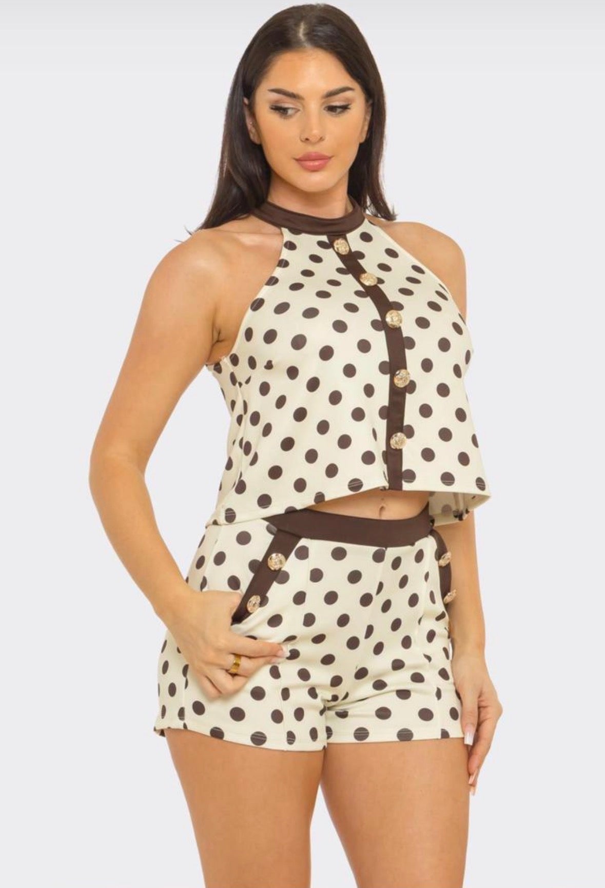 Dot set (Color Ivory con Dots Cafe) / Llegando Viernes 26 Junio