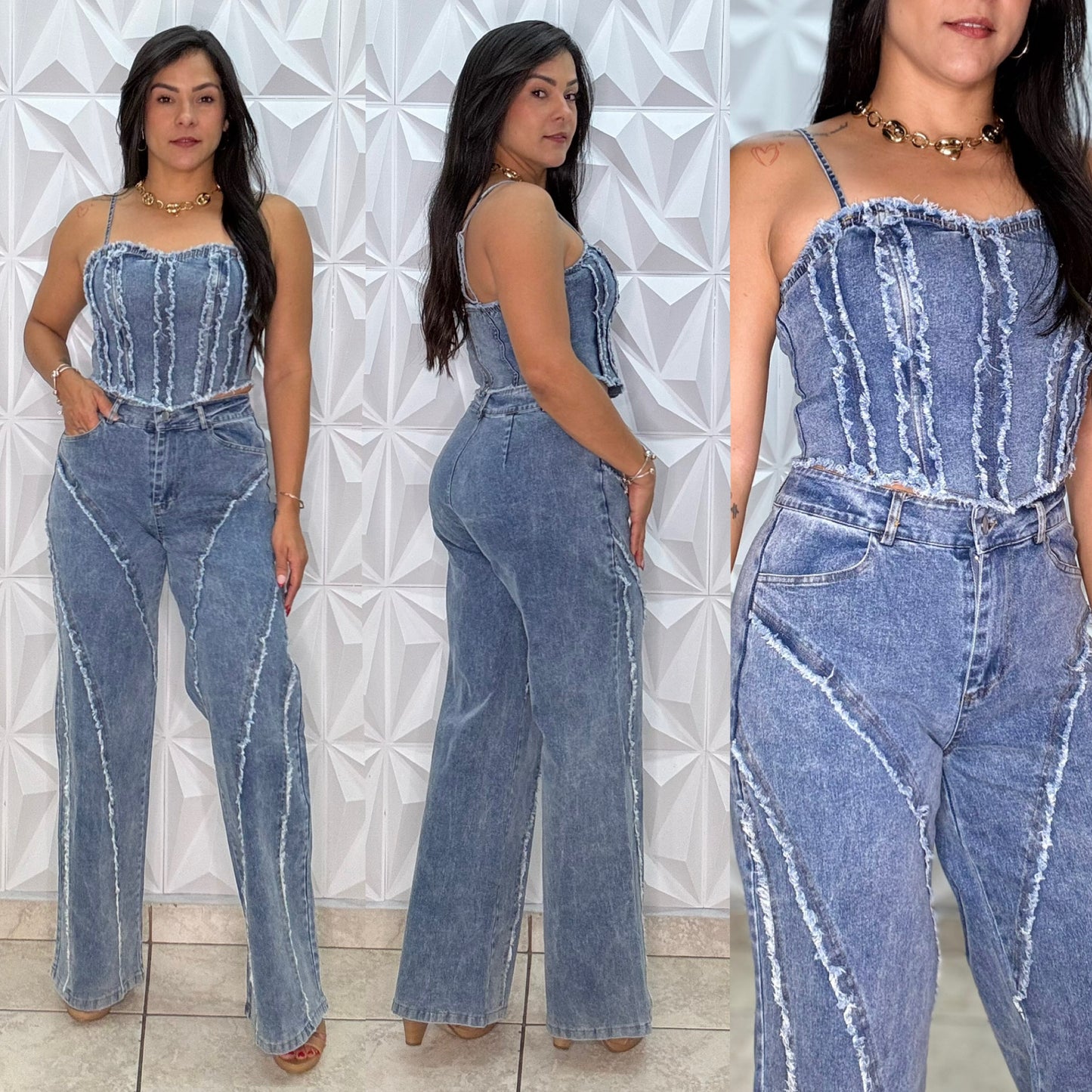 Britney Denim Set
