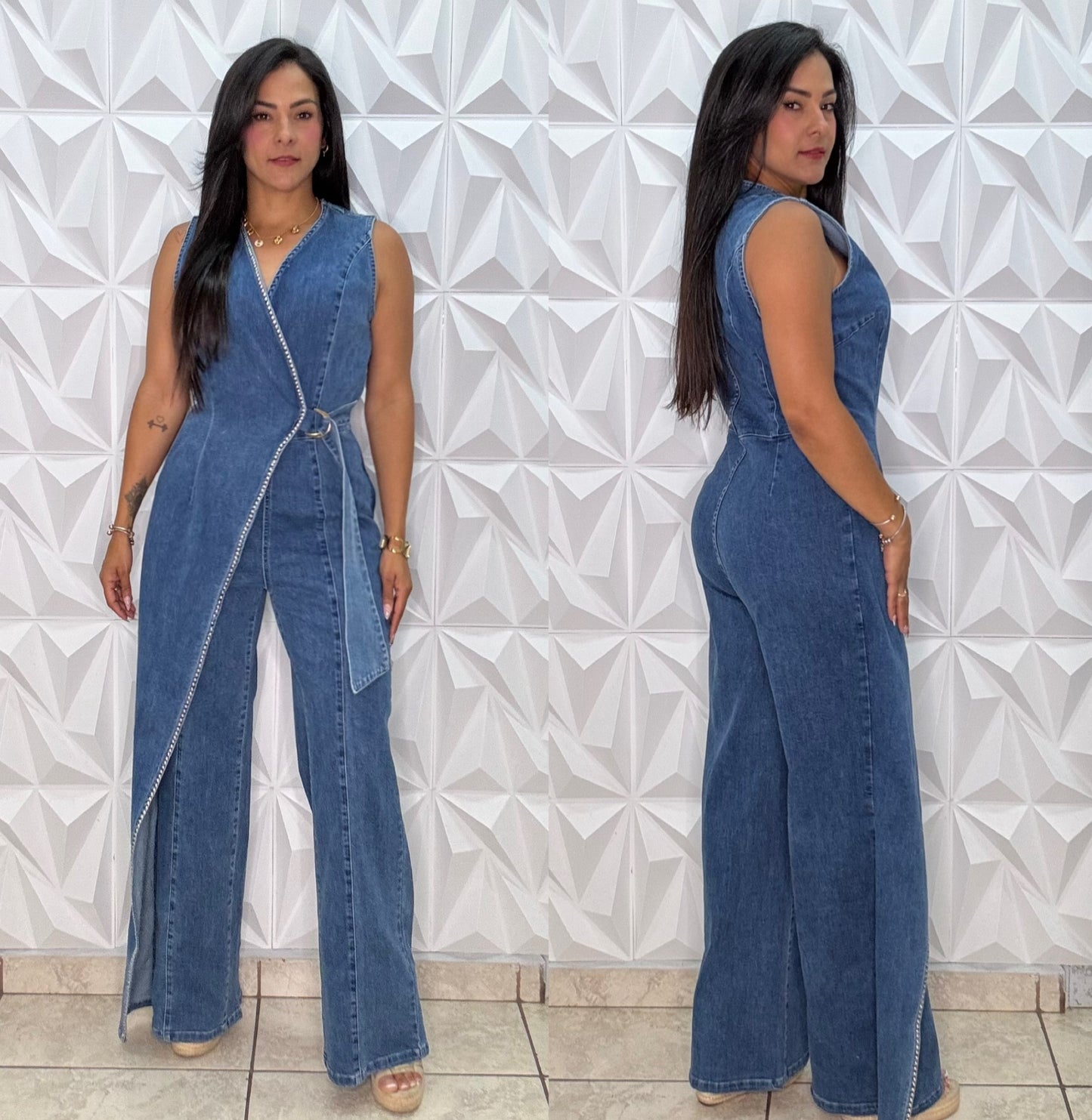 Laura Denim Jumpsuit
