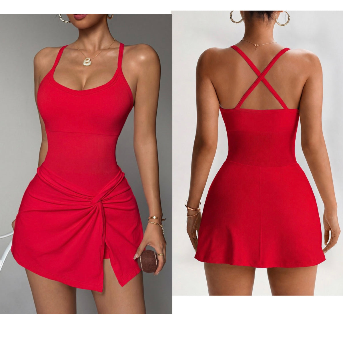 Red Sport Dress (Corto integrado) Llega Sábado 26 Sept ‼️