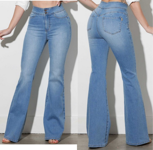 Pantalones de campana vibrantes