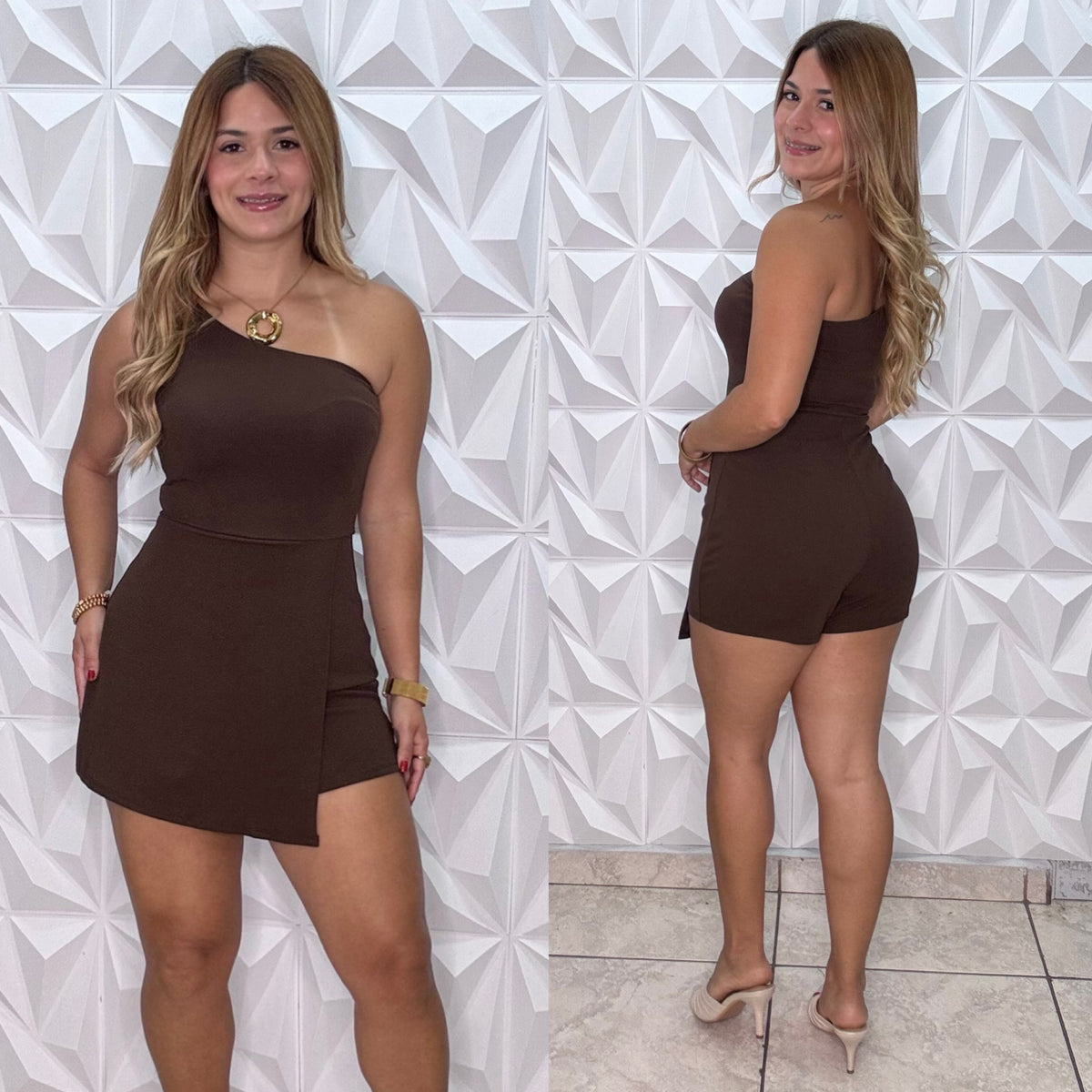 Casey Coffee Romper