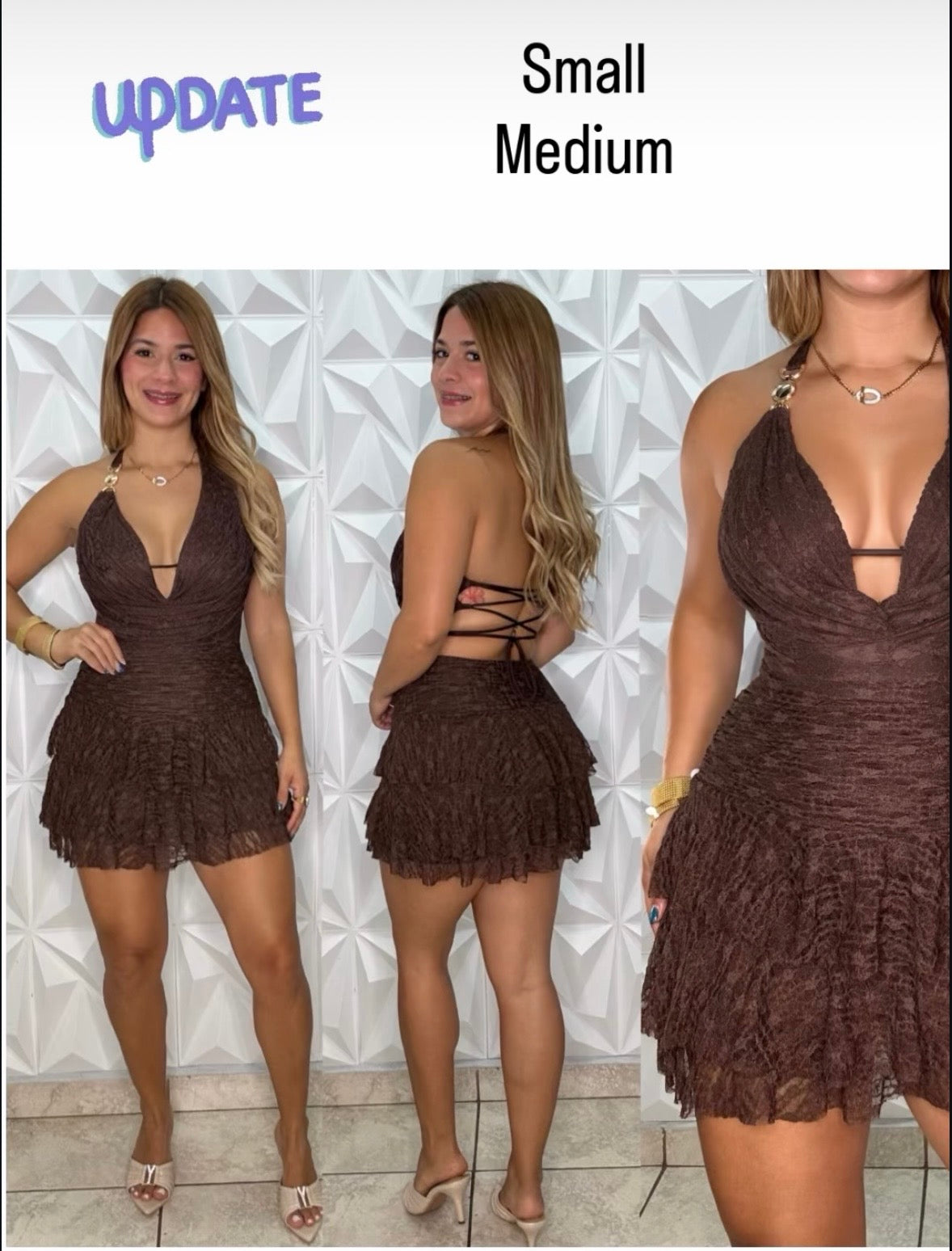 Dress con Corto Café 🤎
