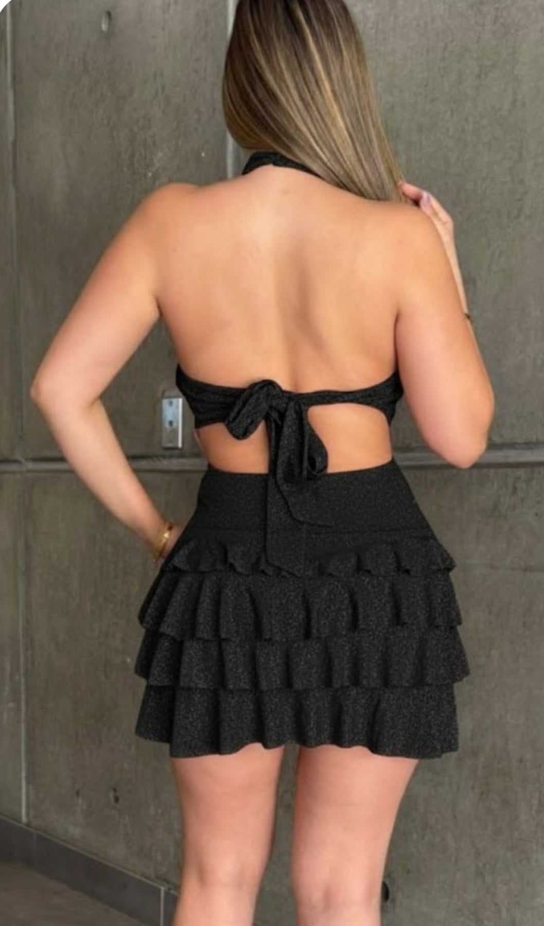 Vestido Grace con short negro