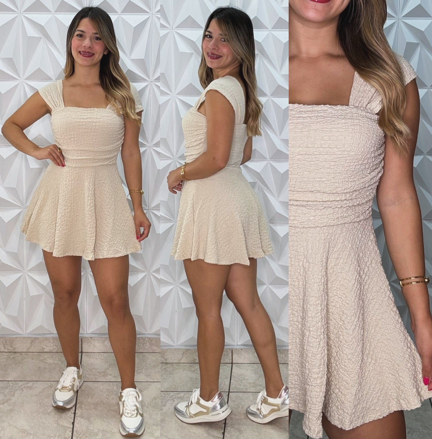 Sand Romper Dress