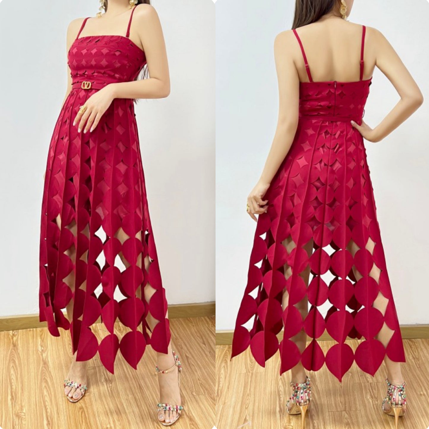 Vestido Vivi Borgoña