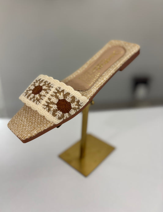 Sandalia Colombiana en Crochet