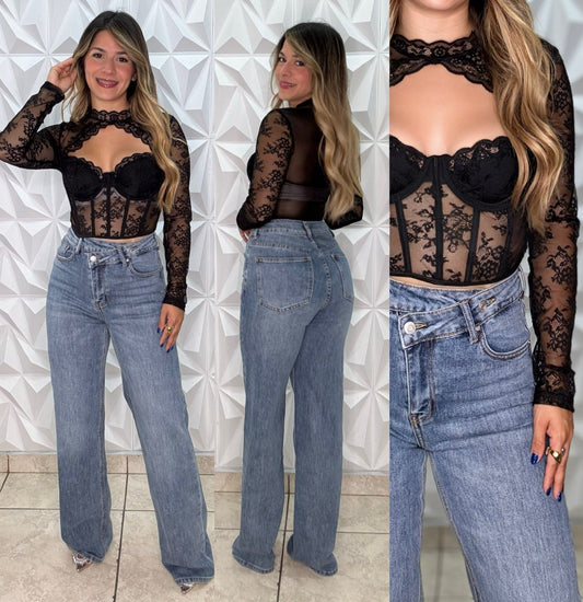 Niky Lace Bustier Top