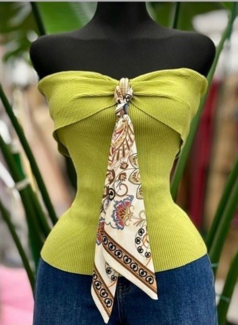 Dami Top Green