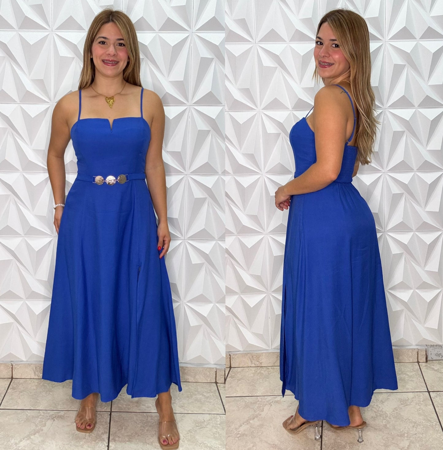 Aqua Dress