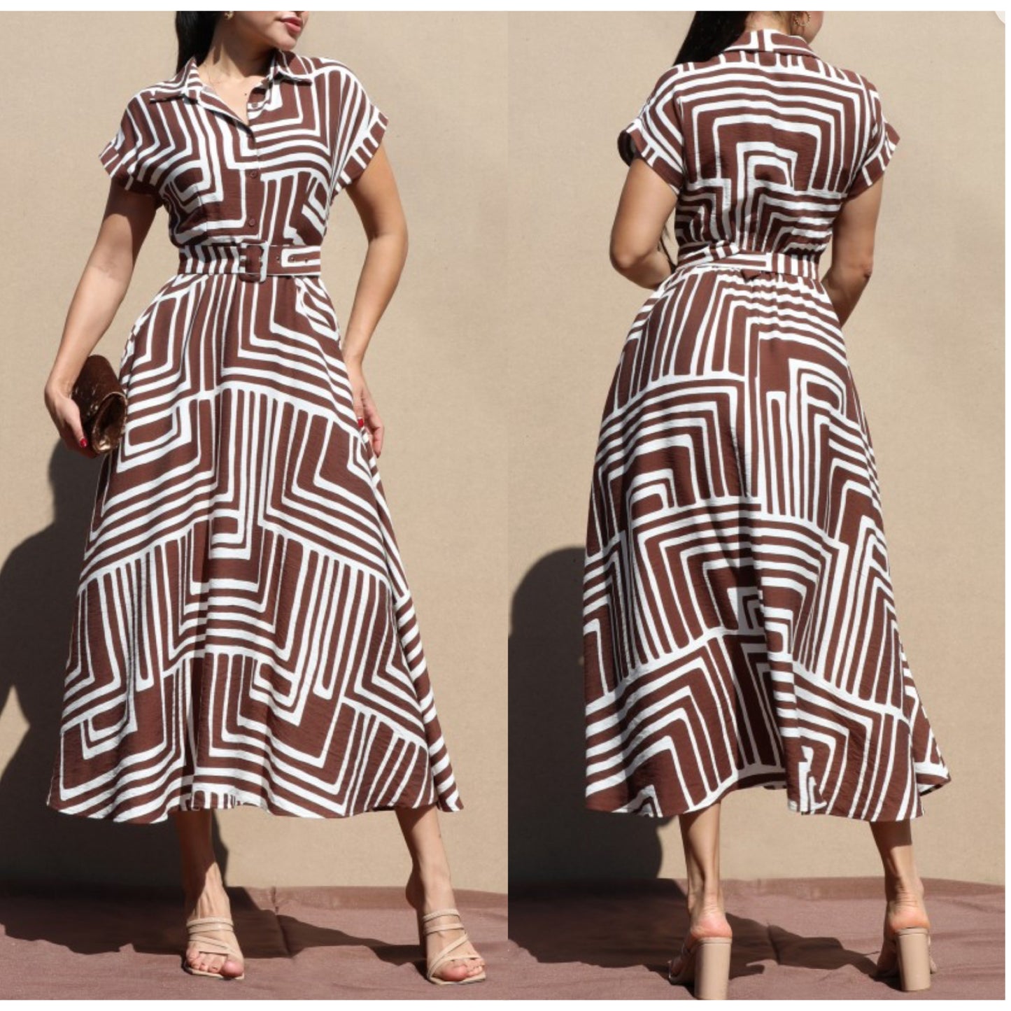 Gianna Midi Cafe Dress