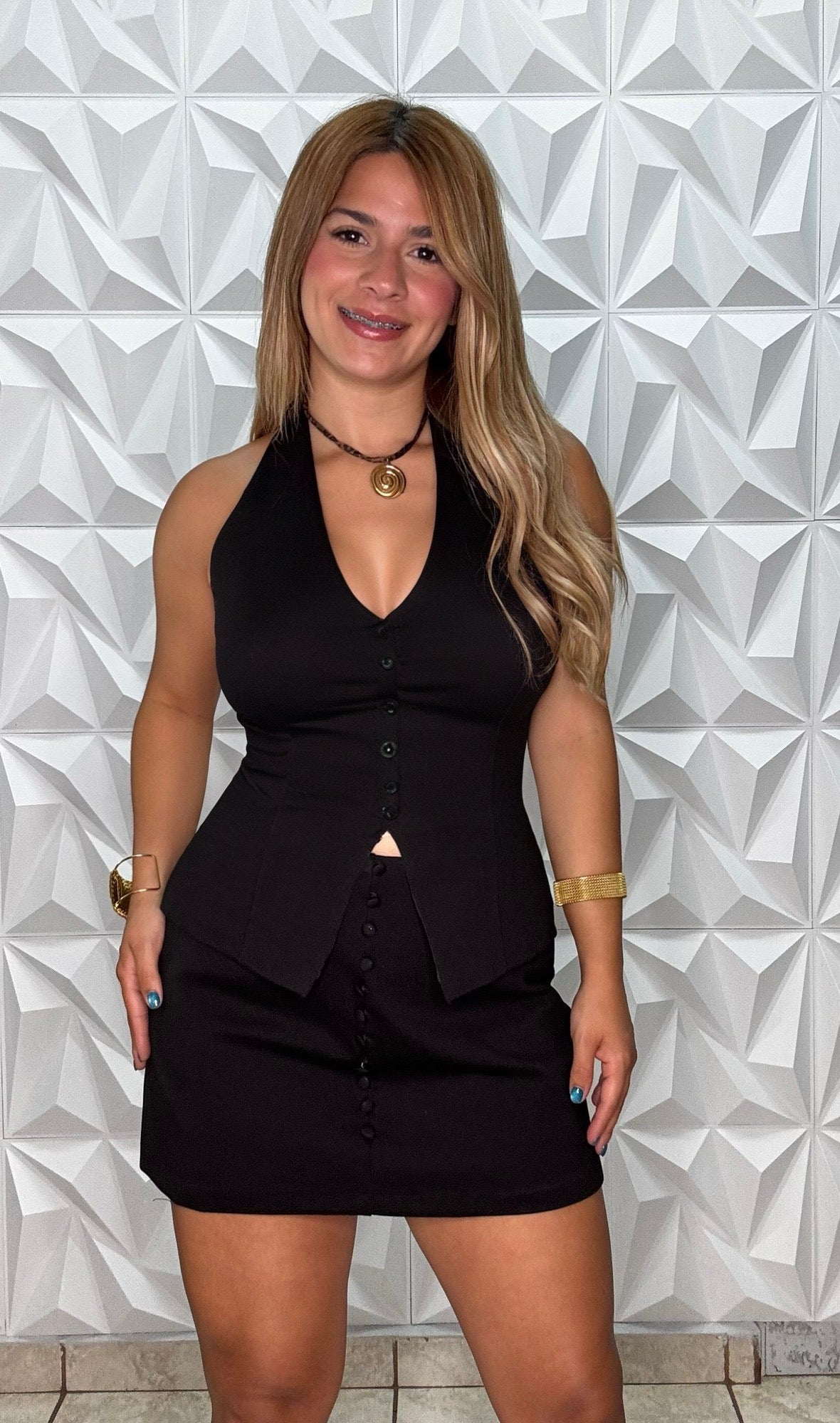 Black Skort & Top Set