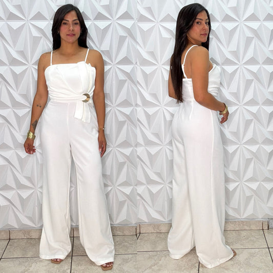 White Elegant Jumpsuit
