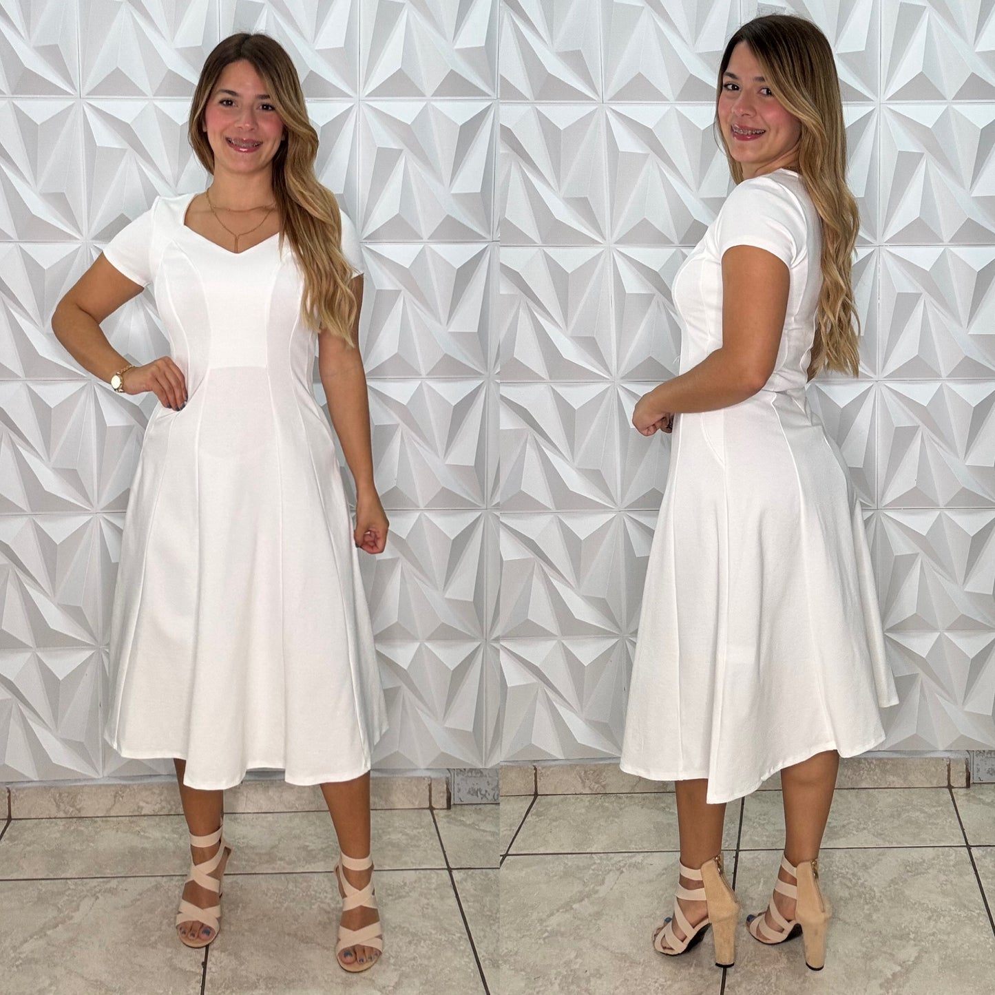 White Cocktail Dress