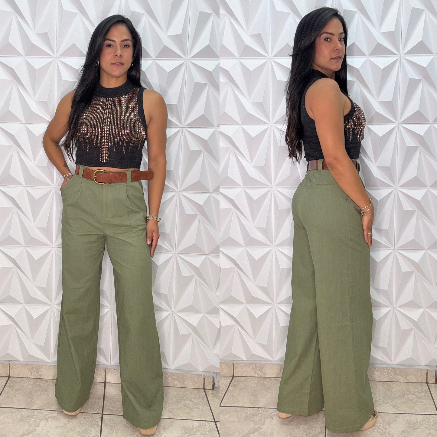 Haley Pant Olive- Pre-Orden llega 25 de Noviembre