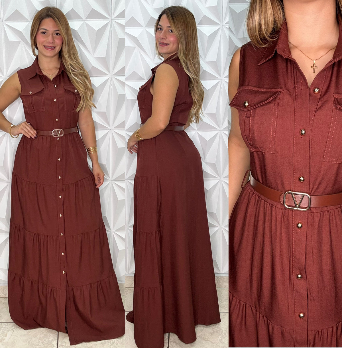 Terracota Maxi Dress