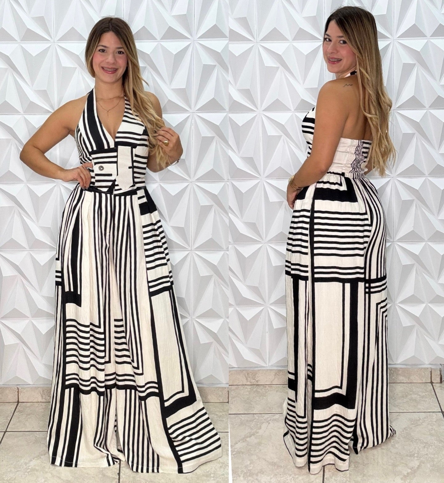 Abstract Black & White Set