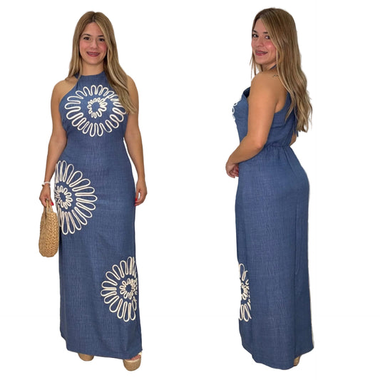 Blue Maxi Dress