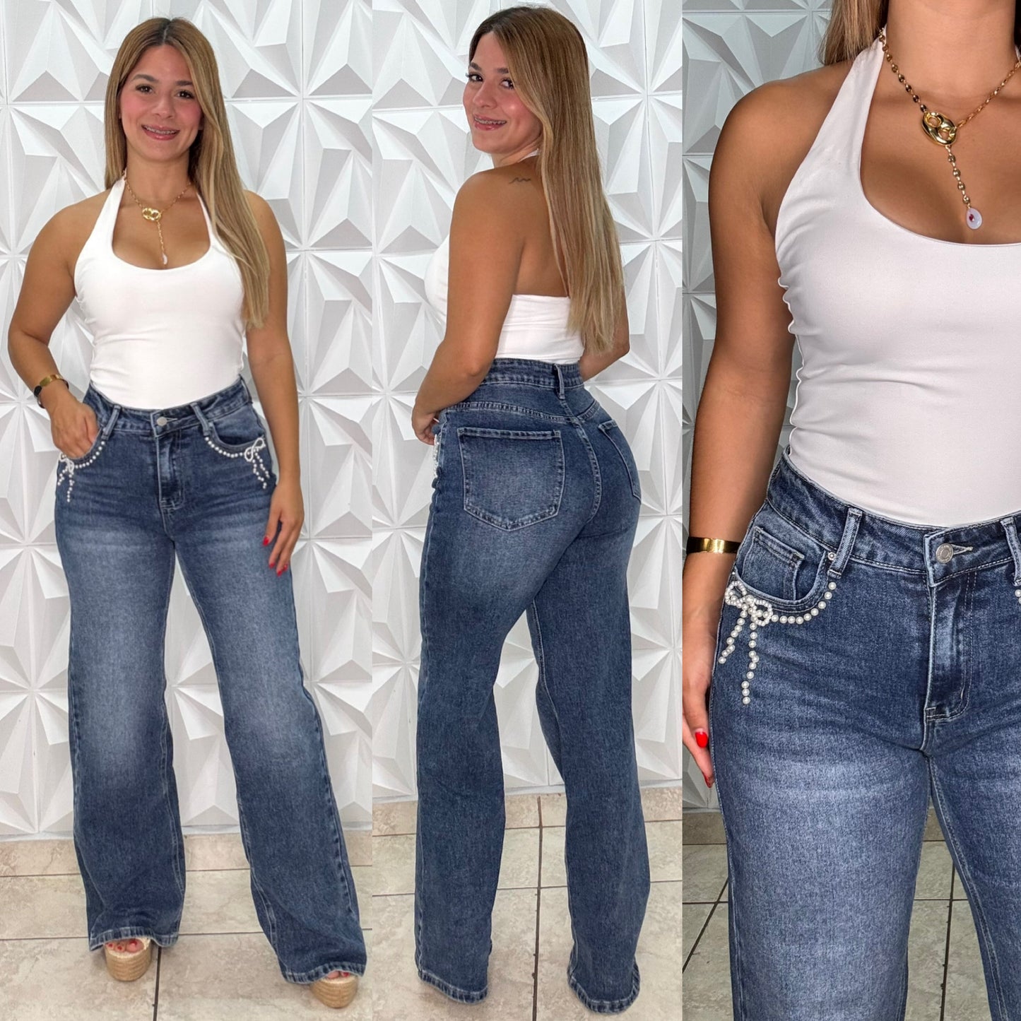 Denim Pearl Jean
