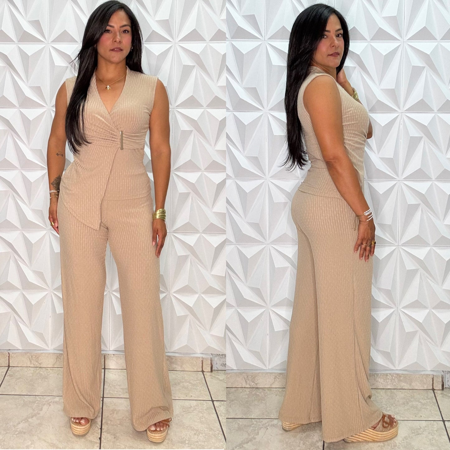 Camil Beige Set