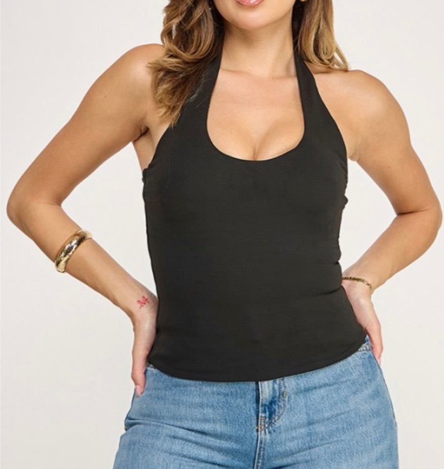 Black Basic Top